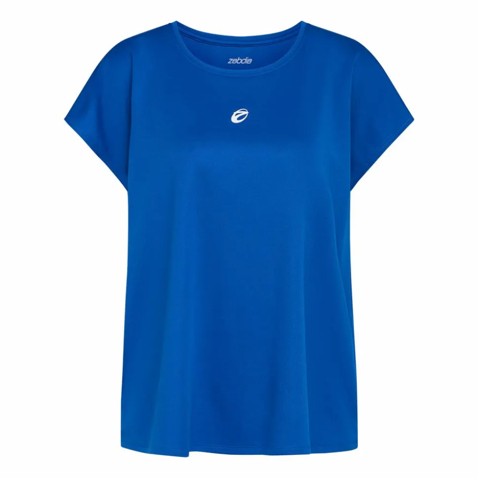 Zebdia Dame Trænings t-shirt - Cobalt
