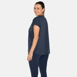 Zebdia Dame Trænings t-shirt - Navy